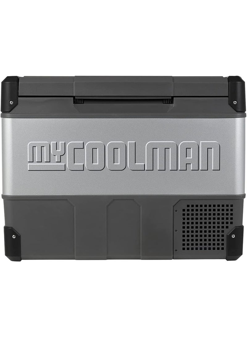 myCOOLMAN 69 “The Traveller” – 69 Liter Dual Zone Portable Fridge & Freezer, 12/24V DC & 240V AC, Bluetooth App Control, Battery Protection & Low Profile Design, USB Port, -22 °C to +10 °C Cooling - Image 5
